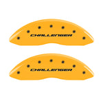 MGP 4 Caliper Covers Engraved Fr Challenger Rr Vintage RT Yellow Finish Black Char 07 Dodge Charger