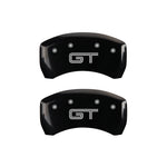 MGP Rear set 2 Caliper Covers Engraved Rear 2015/Bar & Pony Black finish silver ch