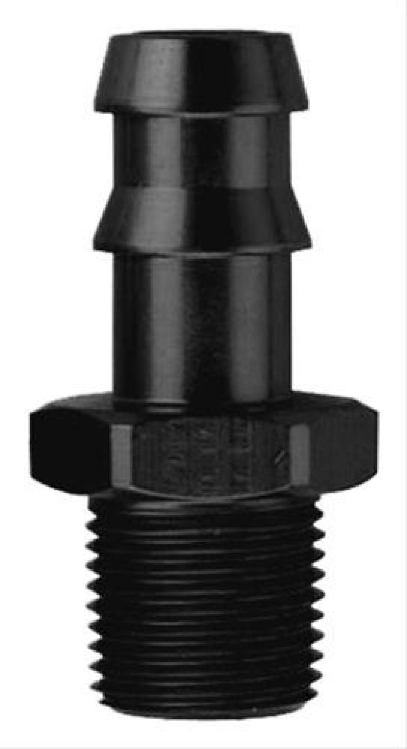 Fragola 3/8 Hose Barb x 1/4 NPT - Black