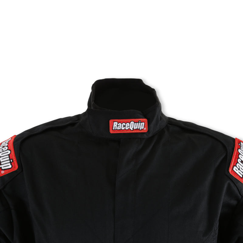 RaceQuip Black Chevron-1 Suit - SFI-1 3XL