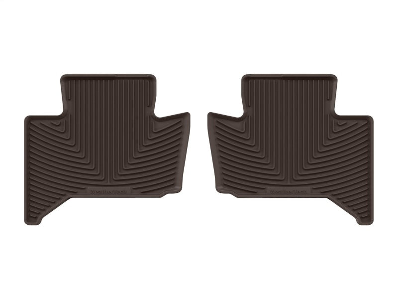 WeatherTech 24-27 Toyota Land Cruiser/24-26 Lexus GX Rear All-Weather Floor Mats - Cocoa