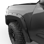 EGR 16+ Toyota Tacoma w/Mudflap Bolt-On Look Color Match Fender Flares - Set - Black