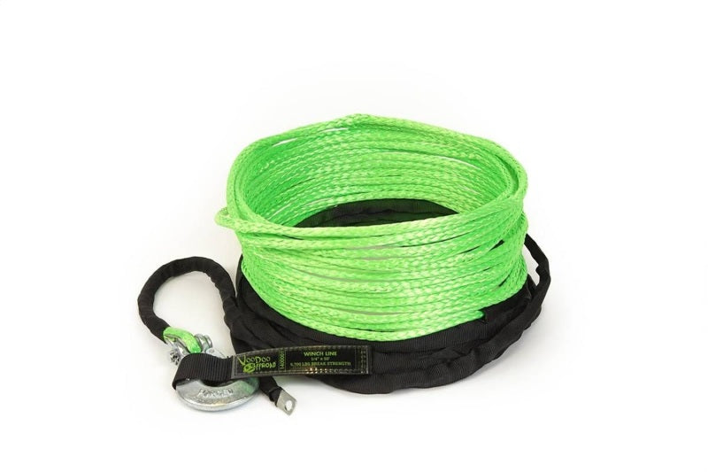 Voodoo Offroad 2.0 Santeria Series 1/4in x 50 ft Winch Line for UTV - Green