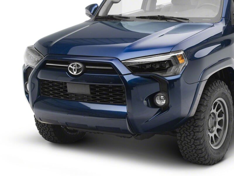 Raxiom 14-24 Toyota 4Runner CXR Series LED Headlights with Amber DRL- Black Housing- Clear Lens