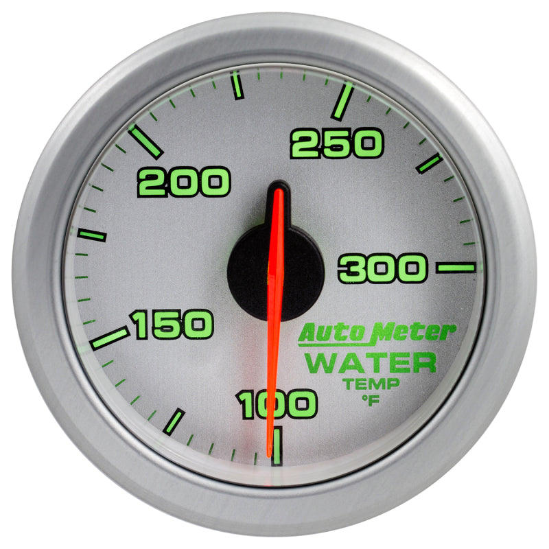 Autometer Airdrive 2-1/6in Water Temperature Gauge 100-300 Degrees F - Silver