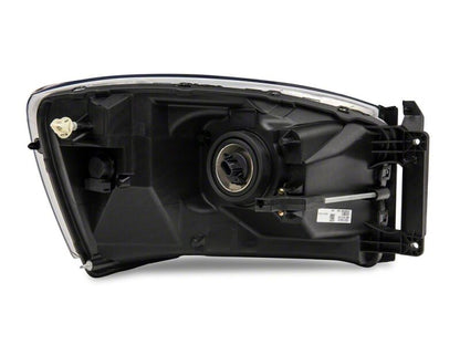 Raxiom 06-08 Dodge RAM 1500 Axial Series Euro Headlights- Black Housing- Clear Lens