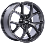 BBS SR 18x8 5x100 ET36 Satin Grey Wheel -70mm PFS/Clip Required