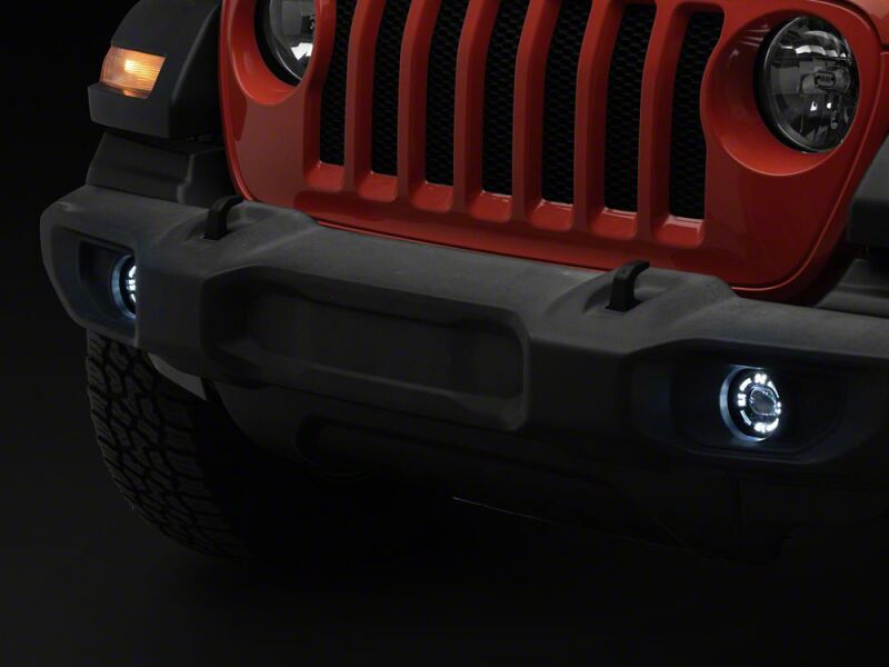 Raxiom 18-26 Jeep Wrangler JL V2 LED Fog Lights with Amber Turn Signal