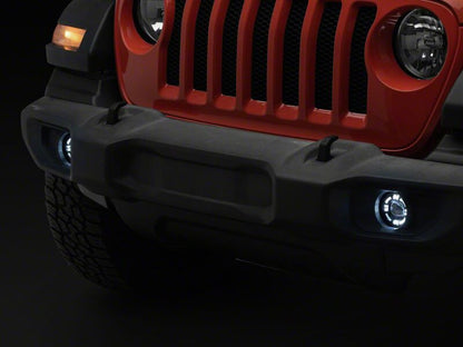 Raxiom 18-26 Jeep Wrangler JL V2 LED Fog Lights with Amber Turn Signal