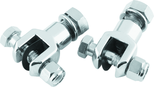 Bikers Choice L72-98 BT & XL Chrome Footpeg Clevis With Hardware 1/2-20 Male Peg Pr