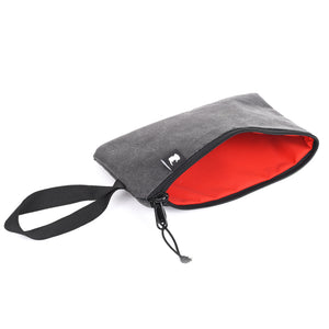 Go Rhino XVenture Gear Zipped Pouch - Large (12in. Wide Pocket / 6.5in. Hand Strap) Canvas - Black