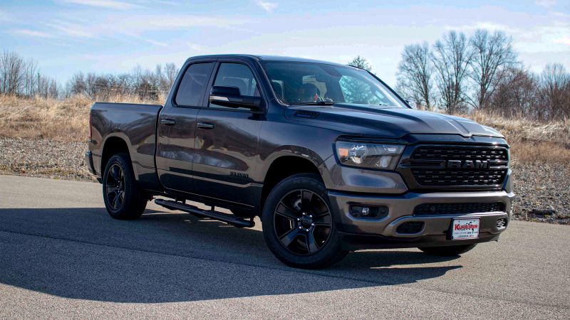 Fishbone Offroad 2019+ Dodge Ram 1500 Quad Cab Oval Side Steps - Black Textured