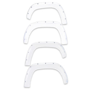 EGR 14+ Chev Silverado 5ft Bed Bolt-On Look Color Match Fender Flares - Set - Summit White