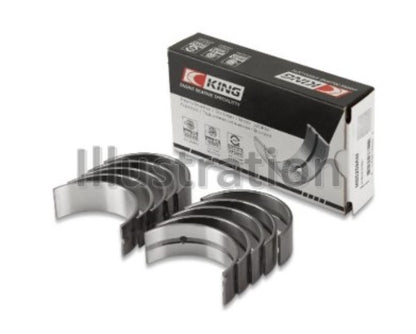 King Engine Bearings Mazda FS-DE L4/FP L4/FS L4  DOHC 16 Valve  (Size +0.25) Main Bearing Set