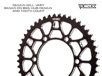 Vortex Racing V4 54 Tooth 520 Rear Sprocket - Black