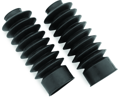 Bikers Choice 41MM Black Fork Boots Extended 8.58in / Collapsed 4in (Pair)