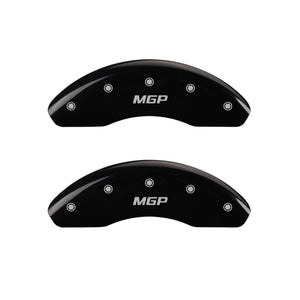 MGP 4 Caliper Covers Engraved F & R Oval Logo/Ford Yellow Finish Black Char 2003 Ford Crown Victoria