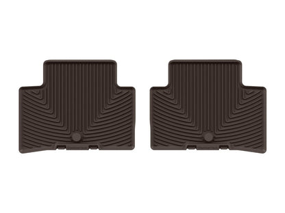 WeatherTech 22-26 Genesis GV70 Rear All-Weather Floor Mats - Cocoa