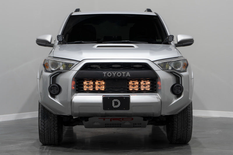 Diode Dynamics 14-23 Toyota 4Runner SS5 Stealth Grille LED 4-Pod Kit Sport - White Combo