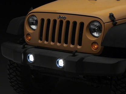 Raxiom 07-18 Jeep Wrangler JK Axial Series Vision LED Fog Lights