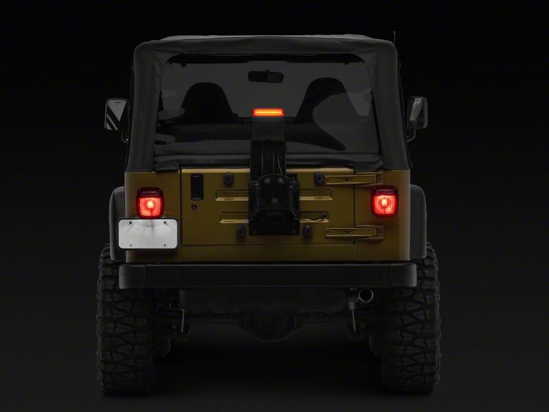 Raxiom 97-06 Jeep Wrangler TJ LED Third Brake Light- Red