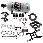 Nitrous Express Dominator Dual Stage Billet Crossbar Nitrous Kit (50-300 & 100-500HP) w/10lb Bottle