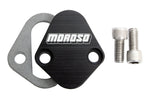 Moroso Chevrolet Big Block/Chrysler 273-440/Ford Fuel Pump Block-Off Plate w/Gaskets - Billet Alum