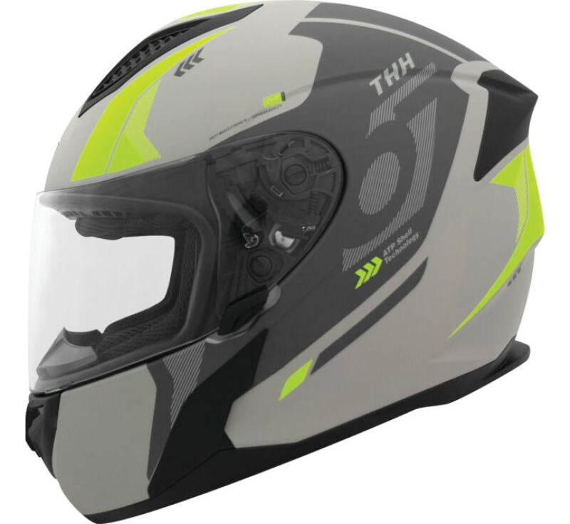 THH Helmets T810S Hayate Gray/Yellow - Medium