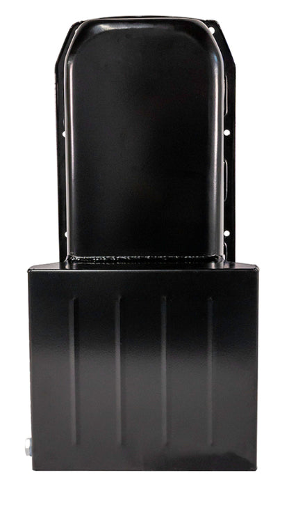 Moroso Pre-85 Chevrolet SBC (w/2 Piece Rear Main Seal) Wet Sump 7qt 8.25in Steel Oil Pan - Black