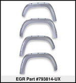 EGR 11-15 Ford Super Duty Bolt-On Look Color Match Fender Flares - Set - Ingot Silver