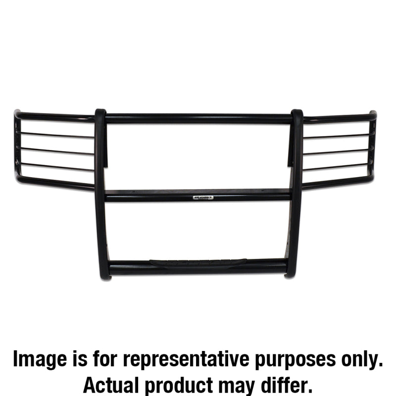 Go Rhino 08-10 Ford F-250/350 Super Duty 3000 Series StepGuard Center Grille + Brush Guards - Blk