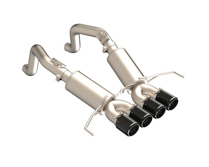 MBRP 14-19 Chevrolet Corvette 3in Dual Split Rear Axle Back w/ Carbon Fiber Tips