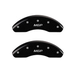 MGP 4 Caliper Covers Engraved Front Accord Engraved Rear Accord Black finish silver ch