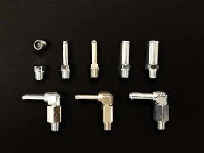 GReddy 1/8BSP Male to 4AN Male Aluminum Fitting