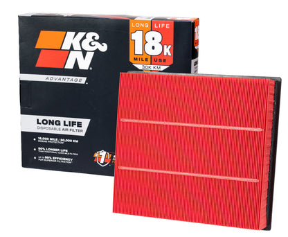 K&N Universal Air Filter 5in Flg 8-1/2in B 5in T 10-1/2in H Xd Gen 3