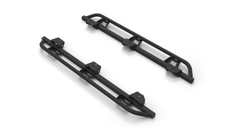 N-Fab Trail Slider Steps 07-17 Jeep Wrangler JK 4dr - SRW - Textured Black