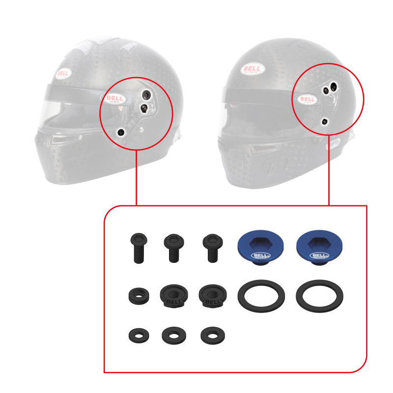 Bell SV (SE07/SE077/SE06) Pivot Kit - Pink