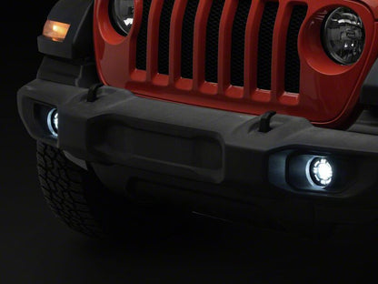 Raxiom 18-26 Jeep Wrangler JL V2 LED Fog Lights with Amber Turn Signal