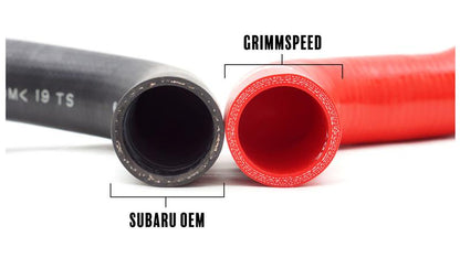 GrimmSpeed 04-08 Subaru Forester XT Radiator Hose Kit - Red