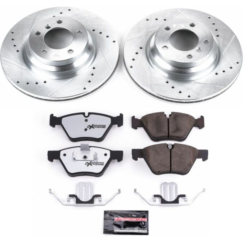 Power Stop 2006 BMW 330i Front Z26 Street Warrior Brake Kit