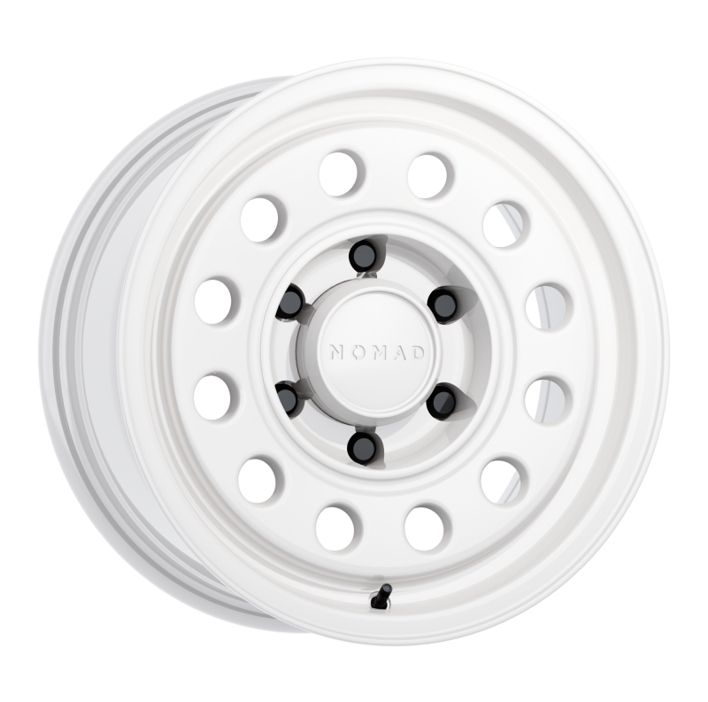 Nomad N501SA Convoy 17x7.5in / 6x130 BP / 50mm Offset / 84.1mm Bore - Gloss White Wheel