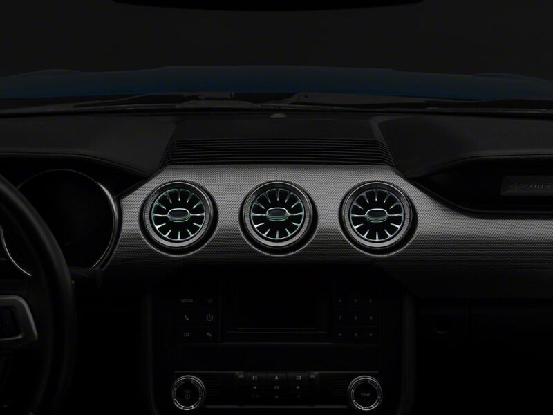 Raxiom 15-23 Ford Mustang Axial Series LED Color Changing Air Vent Outlets
