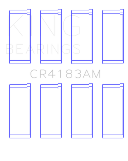 King Engine Bearings Chrysler/Mitsubishi 122ci 2.0L (Size STD) Rod Bearing Set