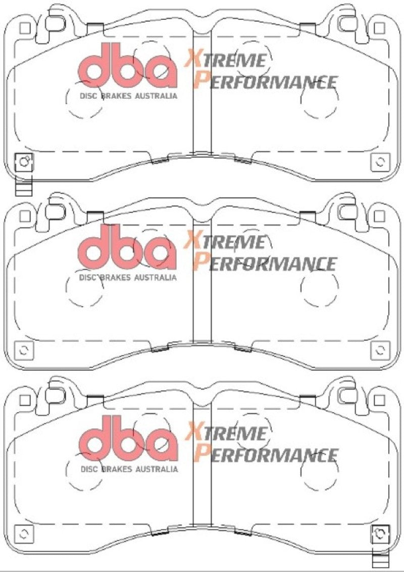 DBA 15-19 Ford Mustang GT (w/Performance Pkg/380mm Front Rotor) XP Performance Front Brake Pads