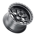 Weld Off-Road W108 20X10 Ledge 6X135 ET-18 BS4.75 Satin Black / Black Ring 87.1