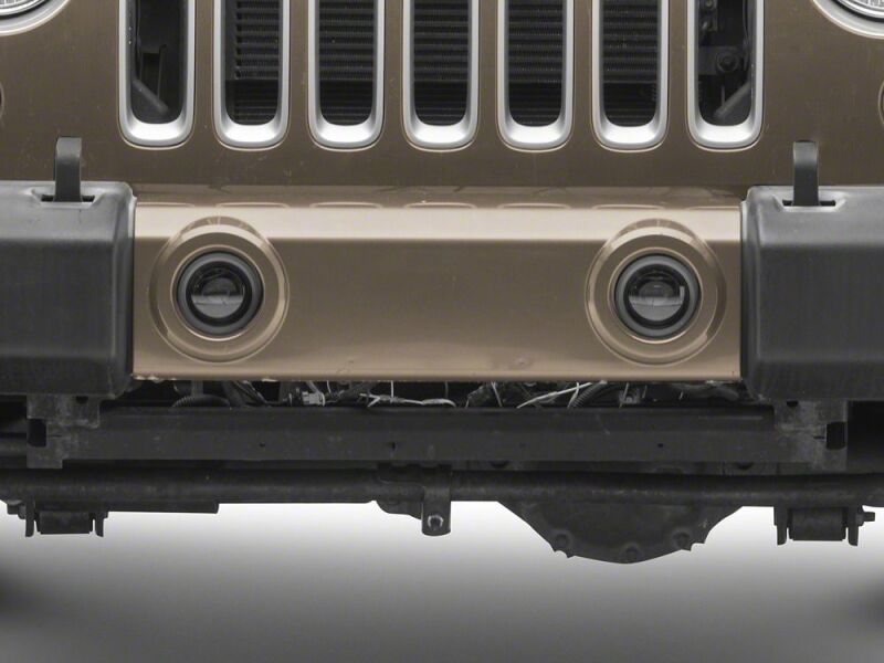 Raxiom 07-18 Jeep Wrangler JK V2 LED Switchback Fog Lights with Amber Turn Signal and Halo Rings
