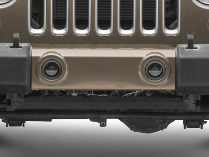Raxiom 07-18 Jeep Wrangler JK V2 LED Switchback Fog Lights with Amber Turn Signal and Halo Rings