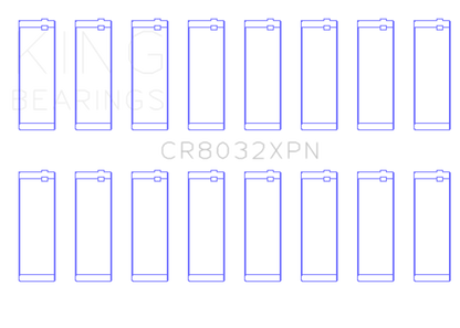 King Engine Bearings Chrysler Dodge Hemi 5.7L/6.1L V8 Performance Rod Bearing Set - Size STDX