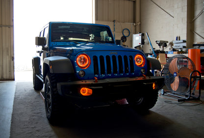 Oracle 07-16 Jeep Wrangler JK SMD HL - ColorSHIFT w/ BC1 Controller