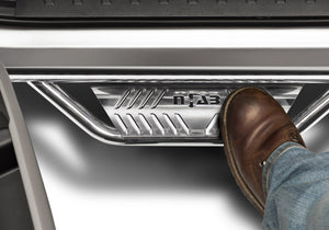 N-Fab Podium SS 09-14 Ford F-150/Raptor/Lobo SuperCrew - Polished Stainless - 3in